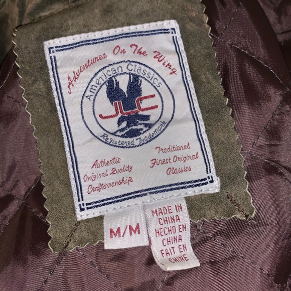 VINTAGE ADVENTURES on the WING 100% LEATHER JACKET - Picture 7 of 9